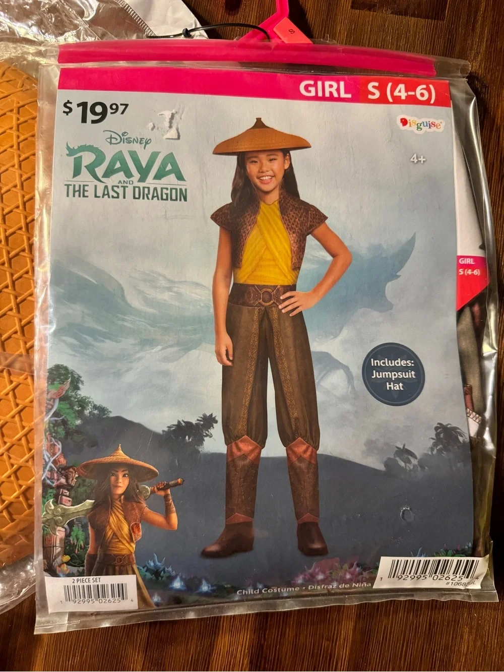 NWT Disney Raya and the Last Dragon Girls Costume Size Small 4–6